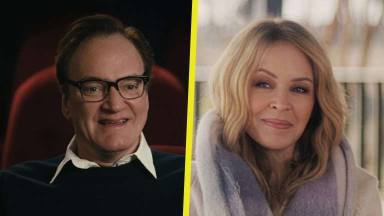 Quentin Tarantino y Kylie Minogue filman juntos en Gales