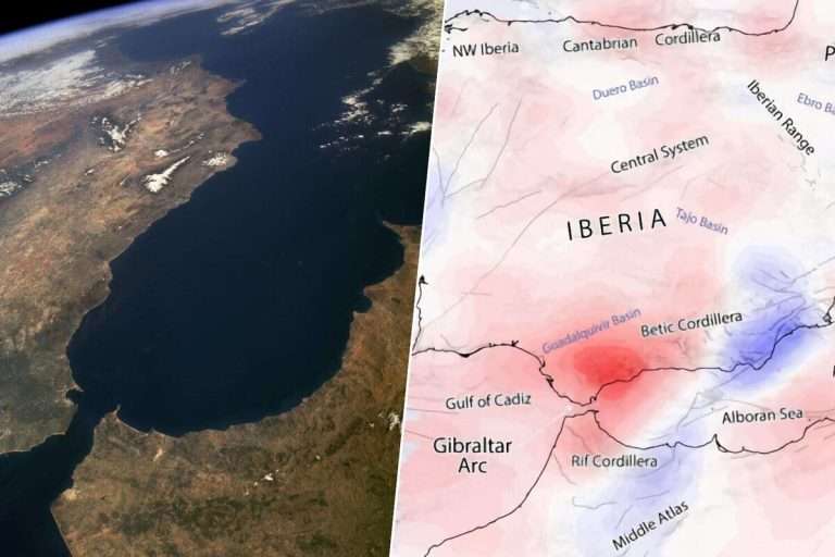 España rota hacia África a 6 mm por año, según estudio