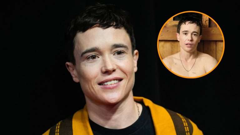 Elliot Page muestra su torso en una íntima sesión de fotos en Nueva York