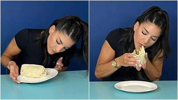 Leah Shutkever recupera récord mundial por comer un burrito en 30 segundos