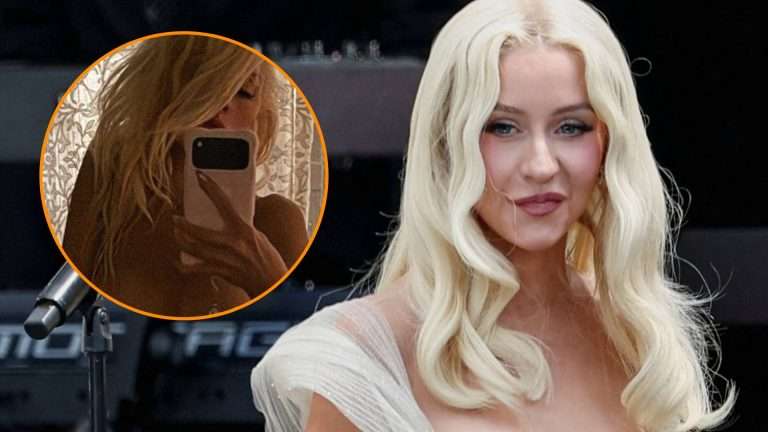 Christina Aguilera posa desnuda en la bañera para celebrar Halloween