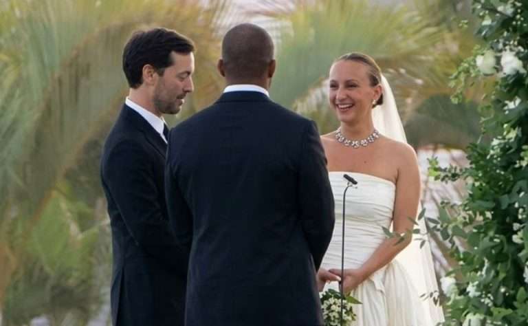 Tobey Maguire ofició boda de su ex, Jennifer Meyer, 20 días después de su divorcio