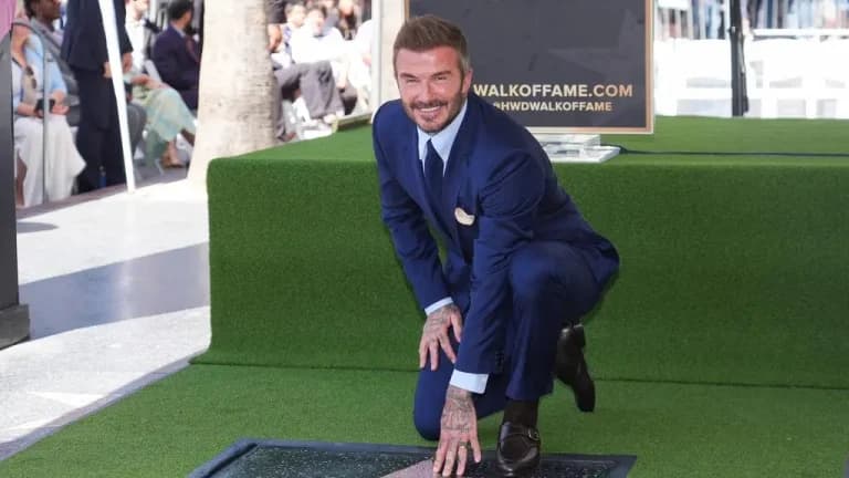 David Beckham recibe la estrella 2,849 del Paseo de la Fama