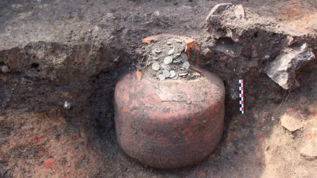Más de 40,000 monedas romanas fueron halladas en vasijas de Francia